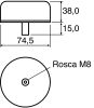 Product image for CLEAR LOW PROFILE XENON BEACON,12/24VDC