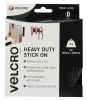 Product image for Velcro Heavy Duty Black Hook & Loop Tape, 50mm x 2.5m