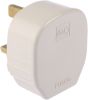 Product image for WHITE 13A MAINS TOUGHPLUG,13A FUSE