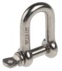 Product image for S/steel D shackle with screw pin,5mm