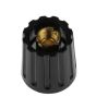 Product image for Plain 6mm shaft collet knob,14.5mm dia