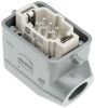 Product image for 6 way side entry hooded plug,M20