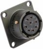 Product image for Sq Flange Receptacle, 8 way Skt Contacts
