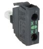 Product image for Light block,green, integral LED, 24V