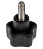 Product image for Star Knob with S/S Stud,M6x15,28dia