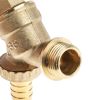 Product image for RS PRO Brass Outside Tap, 1/2 in BSPP, 3/4 in BSPP