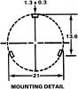 Product image for Transducer PCB piezo 15Vpp 90dB