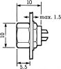 Product image for Series 711 5 way chassis socket,3A