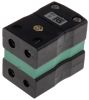 Product image for Type K Green duplex socket 6.5mm cable