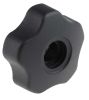 Product image for Star Knob,S/S Thru Insert,M12x18,60dia