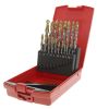 Product image for HSS TiN Coated Jobber Drill Set 1-10mm