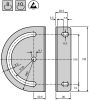 Product image for SWIVEL FASTENING JOINT 8MM TO 8/10MM