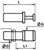 Product image for Blanking plug for push-in connector,8mm