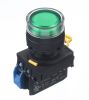 Product image for  YW22MM PBI EXT MAINT 1NO LED 24V GREEN