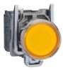 Product image for Push button orange flush LED 220-240V