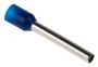 Product image for Blue insulated bootlace ferrule,18mm pin