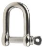 Product image for S/STEEL D SHACKLE WITH SCREW PIN,16MM