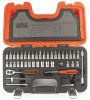 Product image for 46 piece 1/4in sq drive socket set