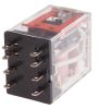 Product image for DPDT plug-in relay,10A 220/240Vac coil