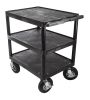 Product image for Heavy Duty 3 Shelf Service Trolley