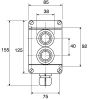 Product image for CEAG Push Button Control Station, IP67