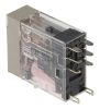 Product image for DPDT plug-in power relay,5A 24Vac coil