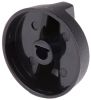 Product image for Thermoplastic spinner knob,40mm dia,D6,F