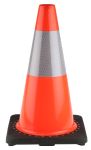 Product image for Rubber Base Traffic Cone, 45cm