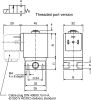 Product image for 1/8IN 2/2 WATER&STEM SOLENOID VALVE,230V