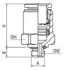 Product image for MINI STRAIGHT MALE - BSPP 4-M5