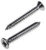 Product image for Cross csk head self tap screw,No8x31.7mm