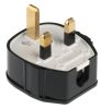 Product image for BLACK 13A MAINS TOUGHPLUG,13A FUSE