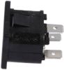 Product image for BLACK SNAP-IN STD PLUG,1.5MM 10A 250VAC