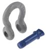 Product image for Galvanised steel bow shackle w/pin,1ton