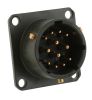 Product image for Sq Flange Receptacle 8+4way Pin Contacts