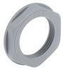 Product image for Locknut, nylon, grey, PG16, IP68