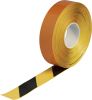 Product image for Brady Black/Yellow Vinyl Lane Marking Tape, 50.8mm x 30.48m