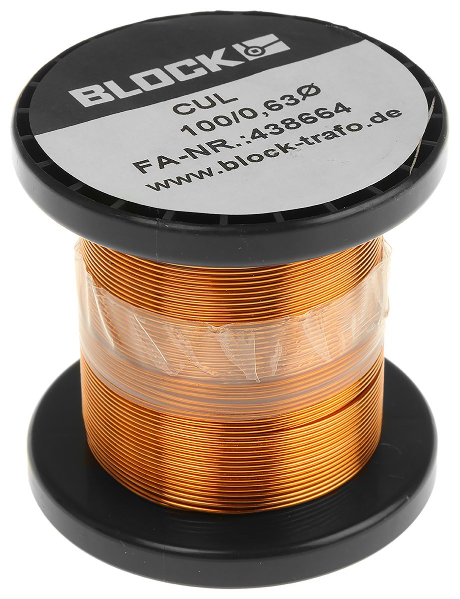 RS PRO Single Core 0.78mm diameter Copper Wire, 120m Long - RS