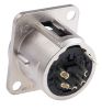 Product image for 5 WAY UNIFIED HOUSING XLR PANEL PLUG