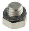 Product image for Pneumatic M5 miniature plug fitting