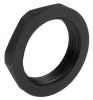 Product image for LOCKNUT, NYLON, BLACK, PG21, IP68