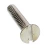 Product image for RS PRO, Slot Countersunk Brass, Machine Screw DIN 963, M2.5x12mm