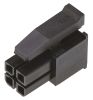 Product image for 4 way 2 row receptacle Mate-N-Lok