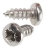 Product image for Cross self tap screw pan A4 No6 x 3/8in