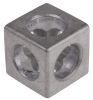 Product image for 40MM 3 PROFILE CUBIC CONNECTOR W/COVER