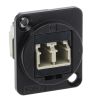 Product image for FT BLK METAL LC DUPLEX MM CSK XLR