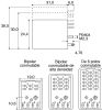 Product image for 4PDT standard cradle relay,24Vdc coil