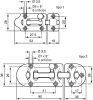 Product image for RS PRO Brass Door Bolt, 72 x 28mm