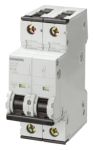 Product image for Siemens Sentron 6 A MCB Mini Circuit Breaker, 2P Curve D