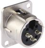 Product image for 3 WAY UNIFIED HOUSING XLR PANEL PLUG